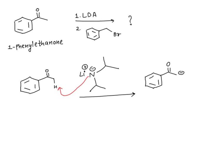 Draw the aromatic compound formed in the given reaction sequence