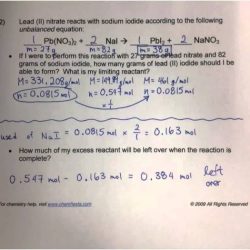 Limiting reagent and percent yield worksheet answer key